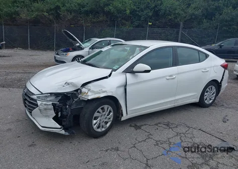 2019 Hyundai Elantra Se z USA, uszkodzony, nr VIN 5NPD74LF3KH489472